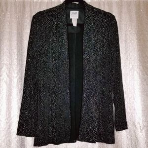 R&M Richards EUC 14 black sparkle jacket ✨️✨️✨️